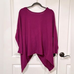 NWT 1.State Sweater with Cross Tie Detailed Back Size M Color Crushed Berry